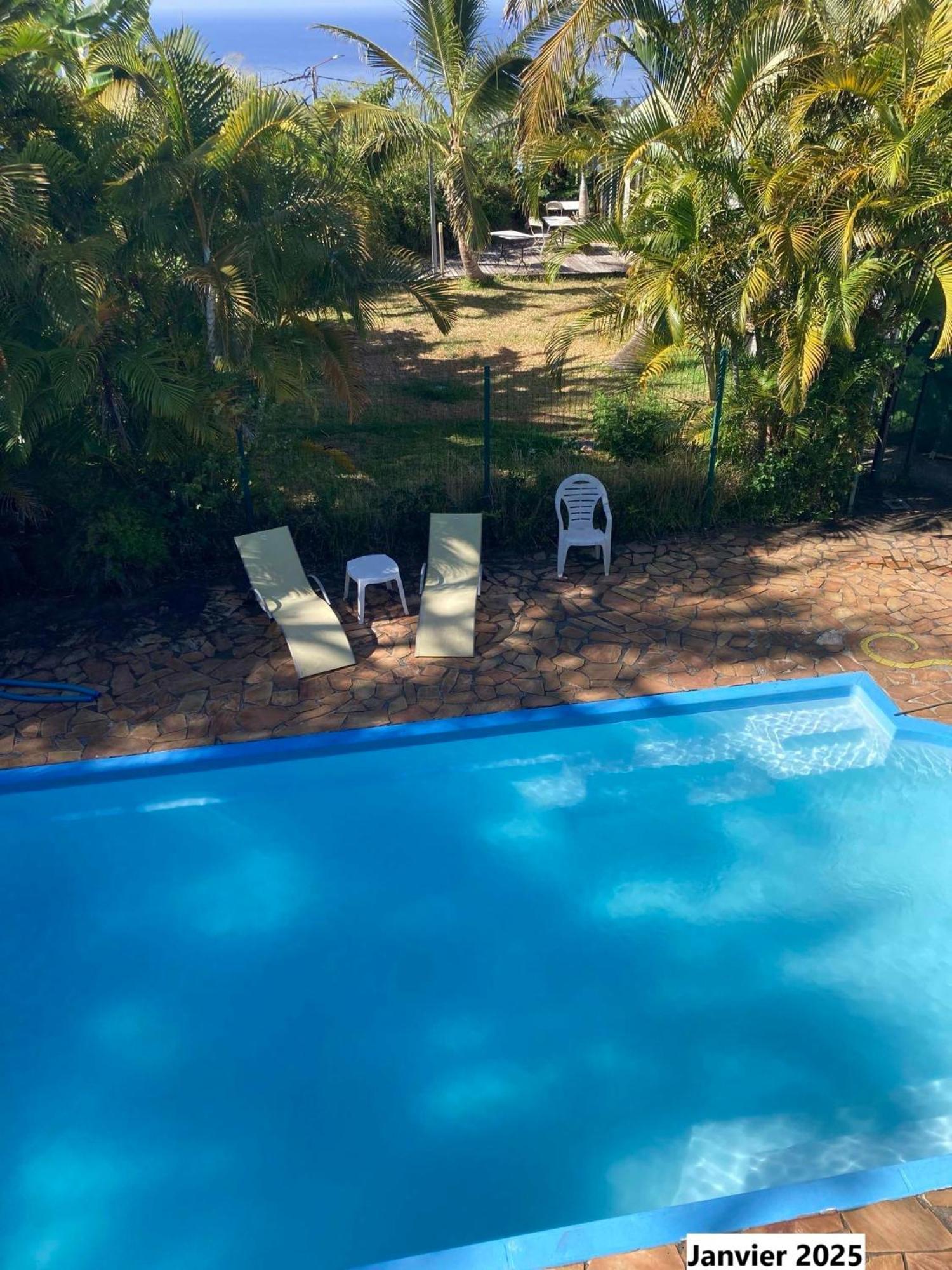 Les Bungalows Les Vanilliers, Sud Sauvage Avec Piscine Saint-Joseph Kültér fotó